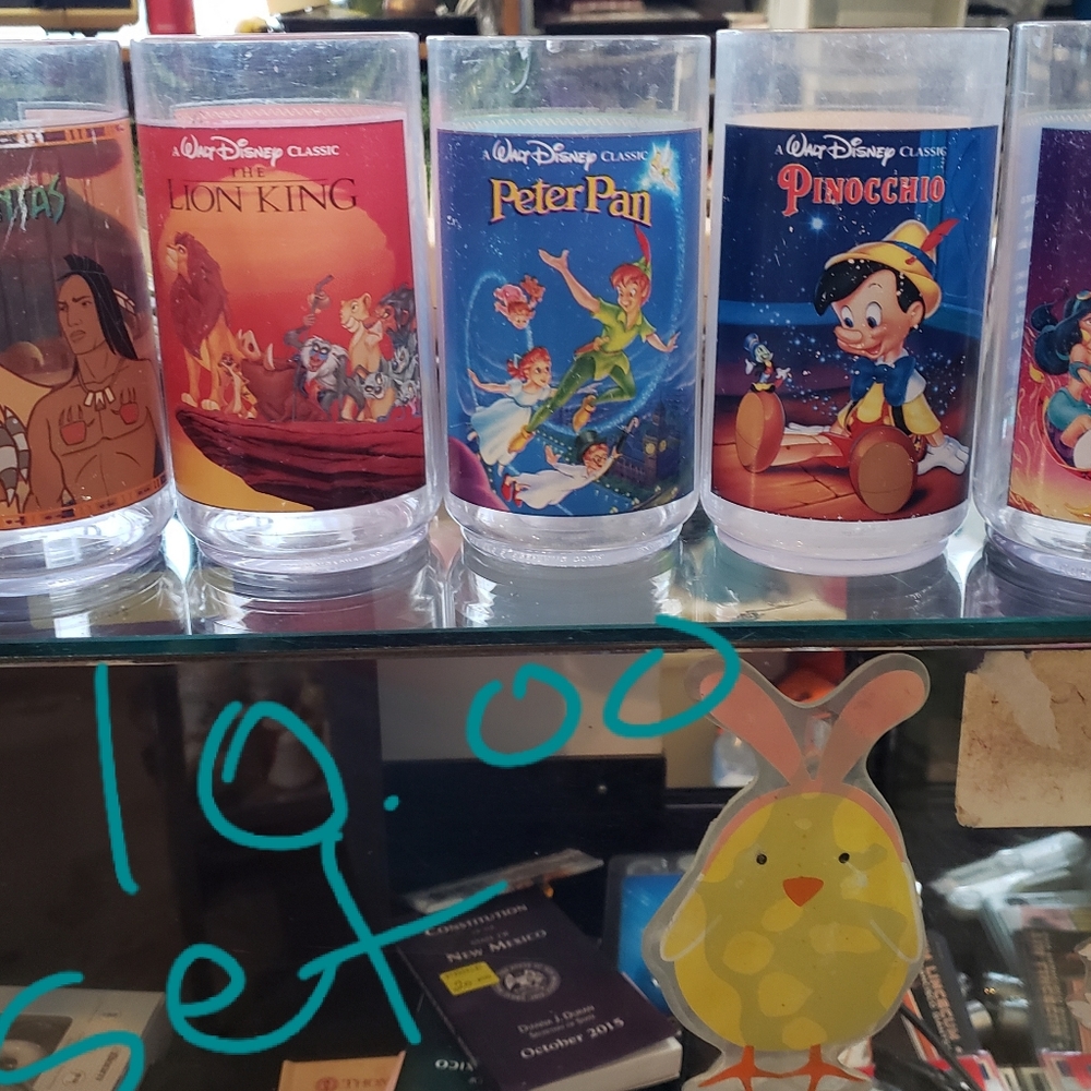 1994 burger King Disney  collectible 4 glasses